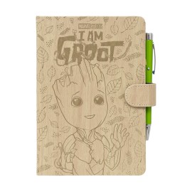 CUADERNO PREMIUM A5 CON BOLIGRAFO PROYECTOR MARVEL GROOT