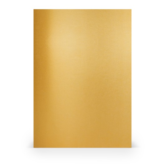 TARJETA A4 PAPERADO 5 UNIDADES ORO