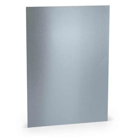 TARJETA A4 PAPERADO 5 UNIDADES PLATA