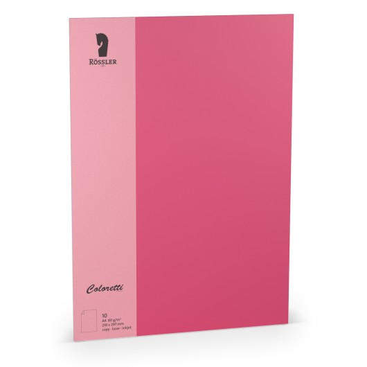 FOLIO A4 COLORETTI 10 UNIDADES FUCSIA