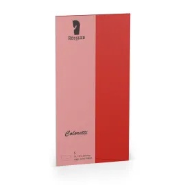 SOBRE DL AMERICANO COLORETTI 5 UNIDADES ROJO 2