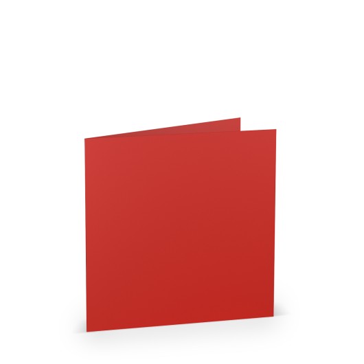 TARJETA DOBLE 157X157 COLORETTI 5 UNIDADES ROJO