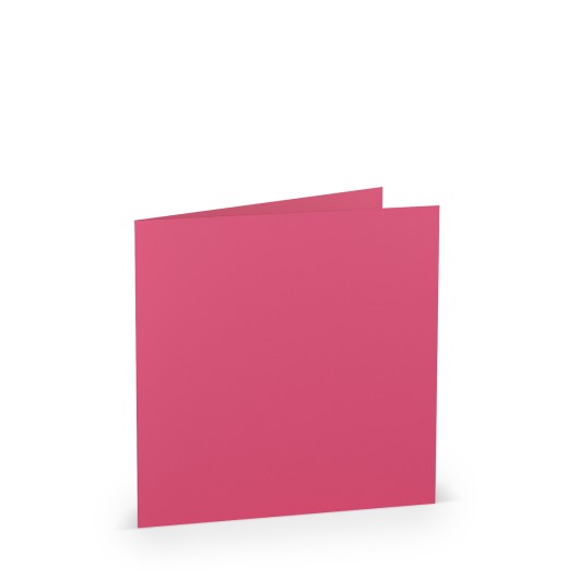 TARJETA DOBLE 157X157 COLORETTI 5 UNIDADES FUCSIA