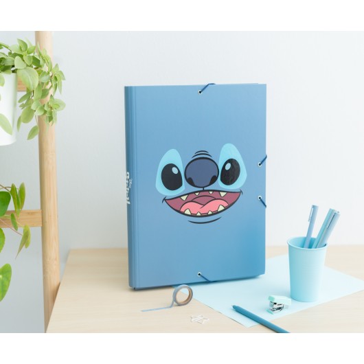 CARPETA SOLAPAS PREMIUM DISNEY STITCH TROPICAL