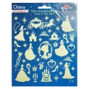 PEGATINAS CLASSY PRINCESAS BRILLO EN LA OSCURIDAD
