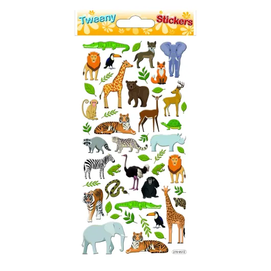 PEGATINAS TWEENY FOAMY ANIMALES AFRICANOS