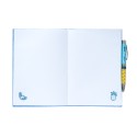 CUADERNO TAPA FELPA A5 PREMIUM CON BOLIGRAFO PROYECTOR DISNEY STITCH TROPICAL