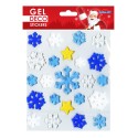 AUTOCOLANTES DE GEL DECO NATAL FLOCOS DE NEVE