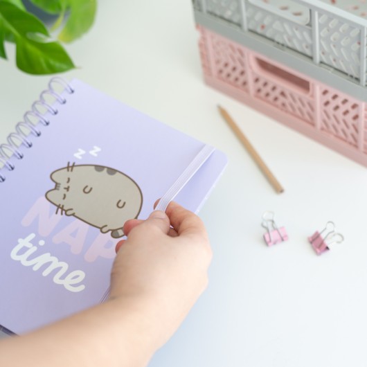 CADERNO CAPA DURA A5 PUSHEEN MOMENTS COLLECTION