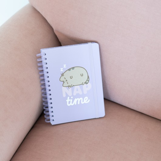CADERNO CAPA DURA A5 PUSHEEN MOMENTS COLLECTION