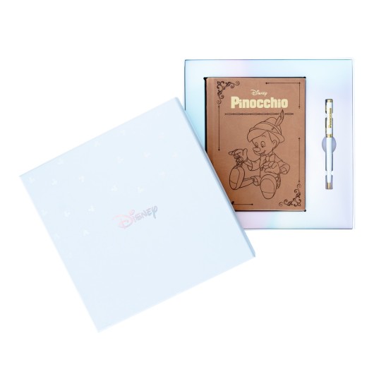 SET DE CADERBO PREMIUM A5 COM CANETA DISNEY PINÓQUIO