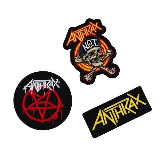 SET DE 5 ADESIVOS ANTHRAX