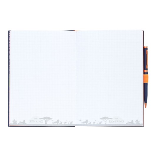 CADERNO PREMIUM A5 COM ESFEROGRÁFICA DISNEY LION KING