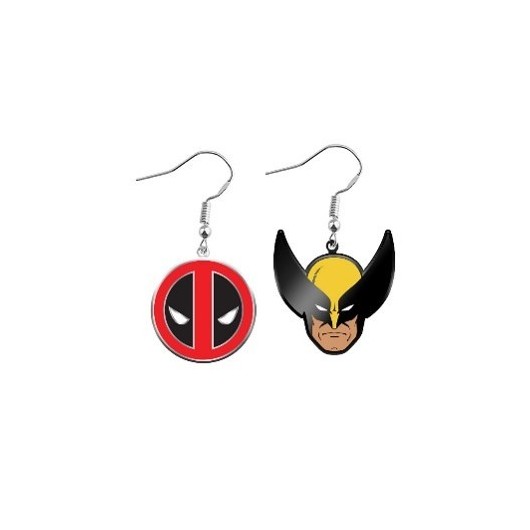 CONJUNTO DE 2 PENDENTES MARVEL DEADPOOL E LOBEZNO