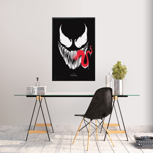 POSTER MARVEL VENOM CARA NEGRA