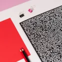 PASTA 4 ANÉIS KEITH HARING