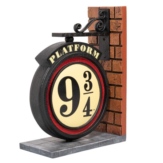 SUPORTES DE LIVROS HARRY POTTER PLATAFORMA 9 3/4