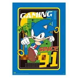 CONJUNTO MINIPOSTERS SONIC 2