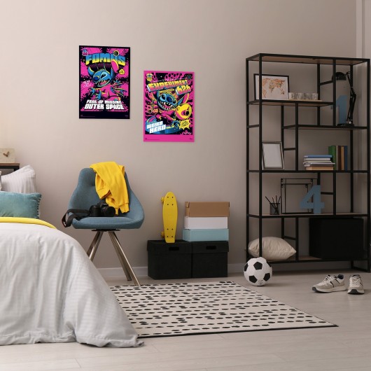 CONJUNTO MINIPOSTERS DISNEY STITCH
