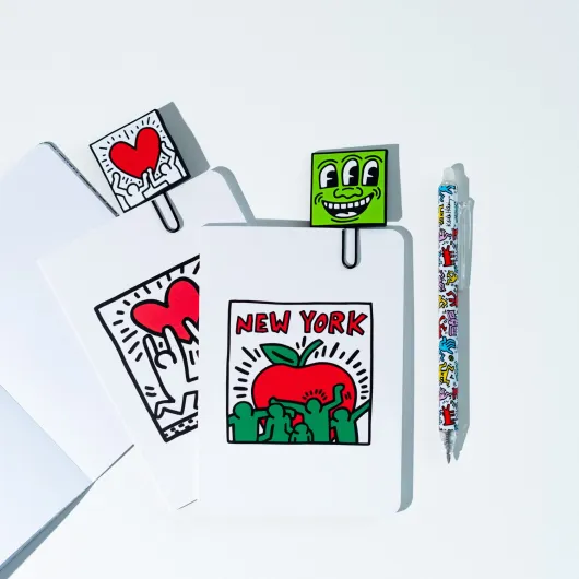 SET DE PAPELARIA KEITH HARING