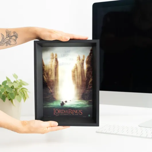 PRINT LENTICULAR ENMARCADO O SENHOR DOS ANÉIS