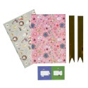 CONJUNTO DE PAPEL DE PRESENTE HARRY POTTER