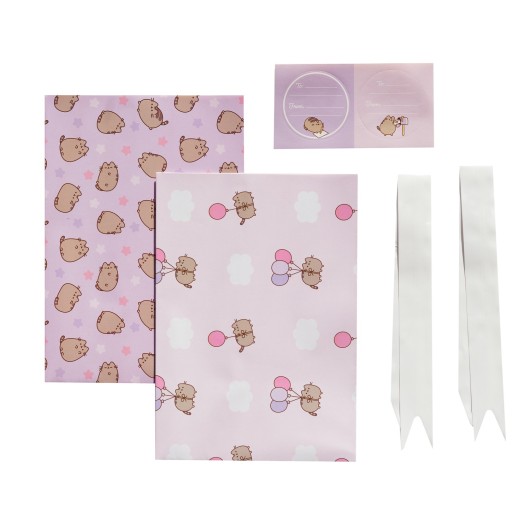 CONJUNTO DE PAPEL DE PRESENTE PUSHEEN