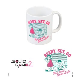 CANECA SQUID GAME LUZ VERMELHA, LUZ VERDE