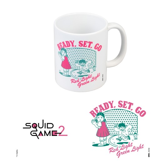 CANECA SQUID GAME LUZ VERMELHA, LUZ VERDE