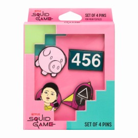 CONJUNTO DE 4 PINS SQUID GAME 2