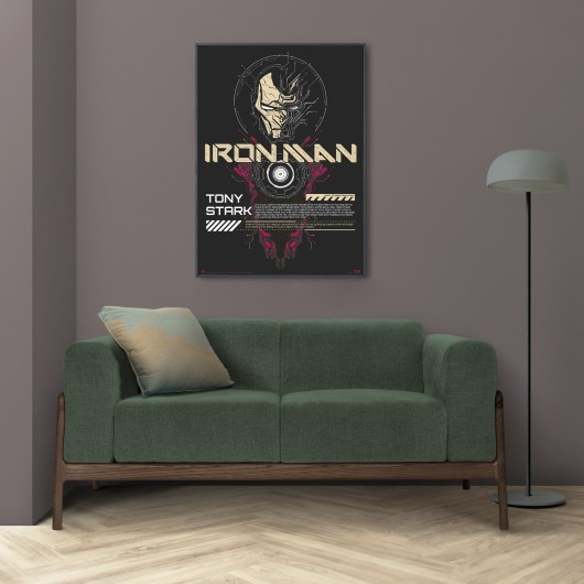 POSTER LUMINISCENTE MARVEL IRON MAN