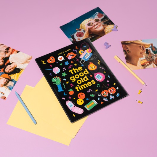 ALBUM DE FOTOS SOFT 48 BOLSAS 13X20CM NOSTALGIA MILLENIAL
