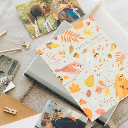 ALBUM DE FOTOS SOFT 48 BOLSAS 13X20CM COZY AUTUMN