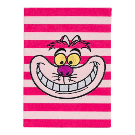 CADERNO PREMIUM A5 TAPA FELPA DISNEY ALICE NO PAÍS DAS MARAVILHAS GATO CHESHIRE
