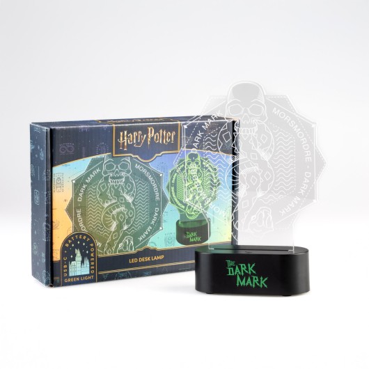 LAMPADA LED DE MESA HARRY POTTER MARCA TENEBROSA