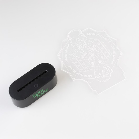 LAMPADA LED DE MESA HARRY POTTER MARCA TENEBROSA
