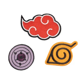 CONJUNTO DE 3 ADESIVOS NARUTO SHIPPUDEN