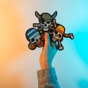 CONJUNTO DE 3 ADESIVOS ONE PIECE NETFLIX