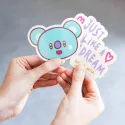 PACK 2 AUTOCOLANTES DE VINIL BT21 THE JOURNEY KOYA