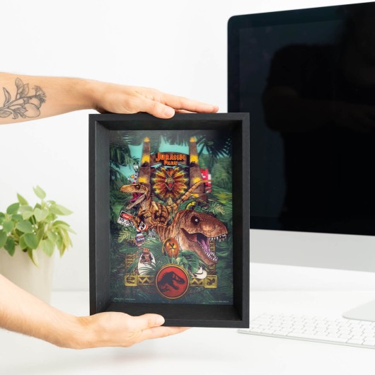 PRINT LENTICULAR ENMARCADO JURASSIC PARK