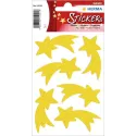 AUTOCOLANTES MAGIC ESTRELAS DE NATAL FELTRO AMARELO