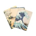 PACK 3 CADERNOS A6 A GRANDE ONDA DE KANAGAWA HOKUSAI