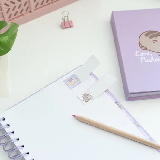 PLANEADOR SEMANAL COM NOTAS ADESIVAS PUSHEEN MOMENTS