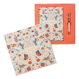 PACK CADERNO PREMIUM A5 COM ESFEROGRÁFICA FRIDA KAHLO VIVA LA VIDA