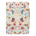 PACK CADERNO PREMIUM A5 COM ESFEROGRÁFICA FRIDA KAHLO VIVA LA VIDA