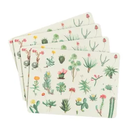 SET 4 SALVAMANTELES BOTANICAL CACTI