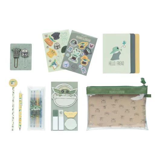 PACK DE PAPELARIA STAR WARS THE MANDALORIAN GROGU