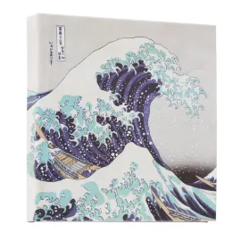 ALBUM DE FOTOS 16X16CM 24 PAGINAS AUTOCOLANTES A GRANDE ONDA DE KANAGAWA HOKUSAI