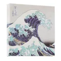 ALBUM DE FOTOS 16X16CM 24 PAGINAS AUTOCOLANTES A GRANDE ONDA DE KANAGAWA HOKUSAI
