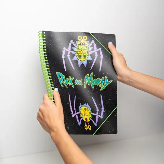 PASTA DE MICAS A4 RICK Y MORTY MUTANT